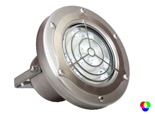 Lake LED 9 диодов, 10°, 11Вт, 12/24V.DC-RGB