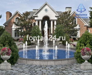 Фонтан для парка "Маркиза" ø=8 м Фонтан для парка "Маркиза" ø=8 м