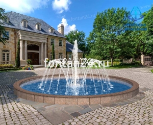 Уличный фонтан "Живой цветок" ø=7 м