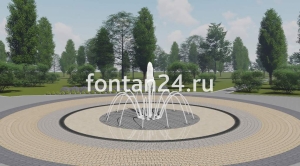 Фонтан для парка "Дуэт средний" ø=3 м Фонтан для парка "Дуэт средний" ø=3 м