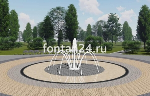 Фонтан для парка "Дуэт средний" ø=3 м Фонтан для парка "Дуэт средний" ø=3 м