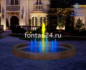 Уличный фонтан "Пенный средний" ø=4 м