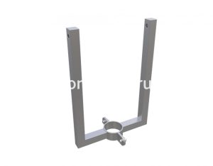 Кронштейны для двух светильников нержавеющая сталь (хомут 40) в ассортименте Кронштейны для двух светильников нержавеющая сталь (хомут 40) в ассортименте