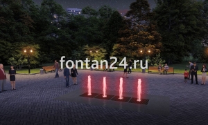 Фонтан для парка "Вектор" 4x1 м Фонтан для парка "Вектор" 4x1 м