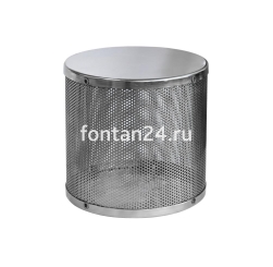 Фильтр цилиндрический всасывающий для фонтана 300х400 мм, нержавеющая сталь
